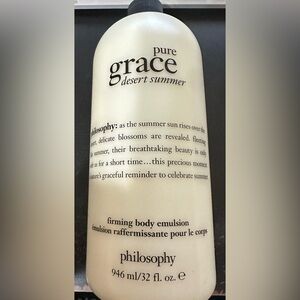 Brand New Philosophy Pure Grace Desert Summer firming body emulsion.